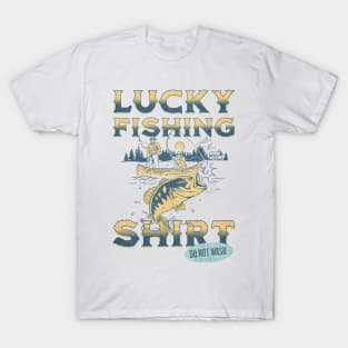 Funny Lucky Fishing Saying T-Shirt